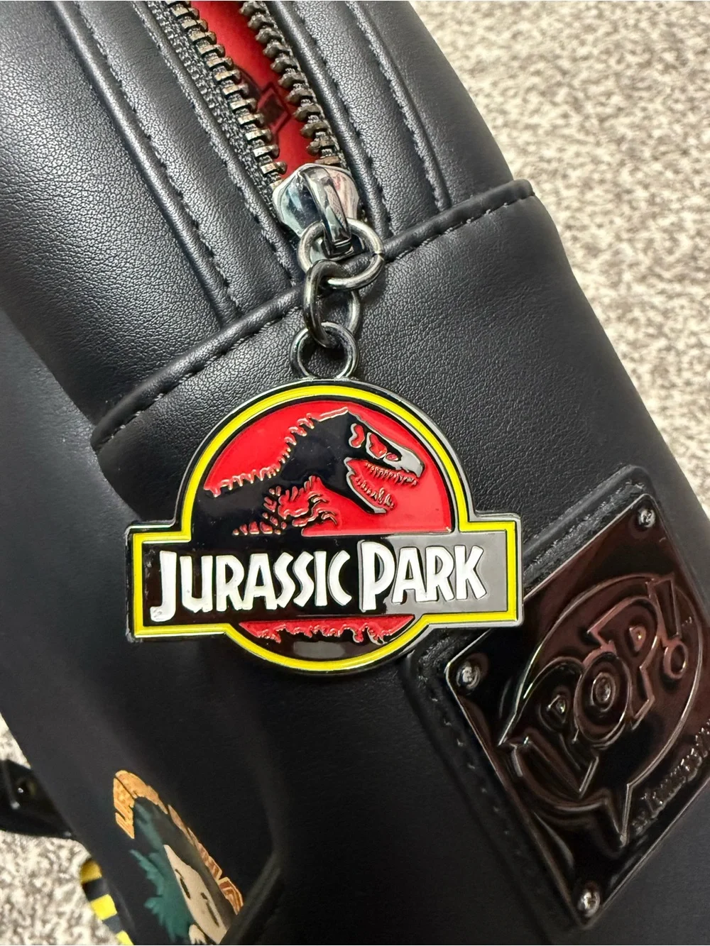 NWOT Jurassic Park Faux Leather Mini Backpack from Universal Studios Florida
